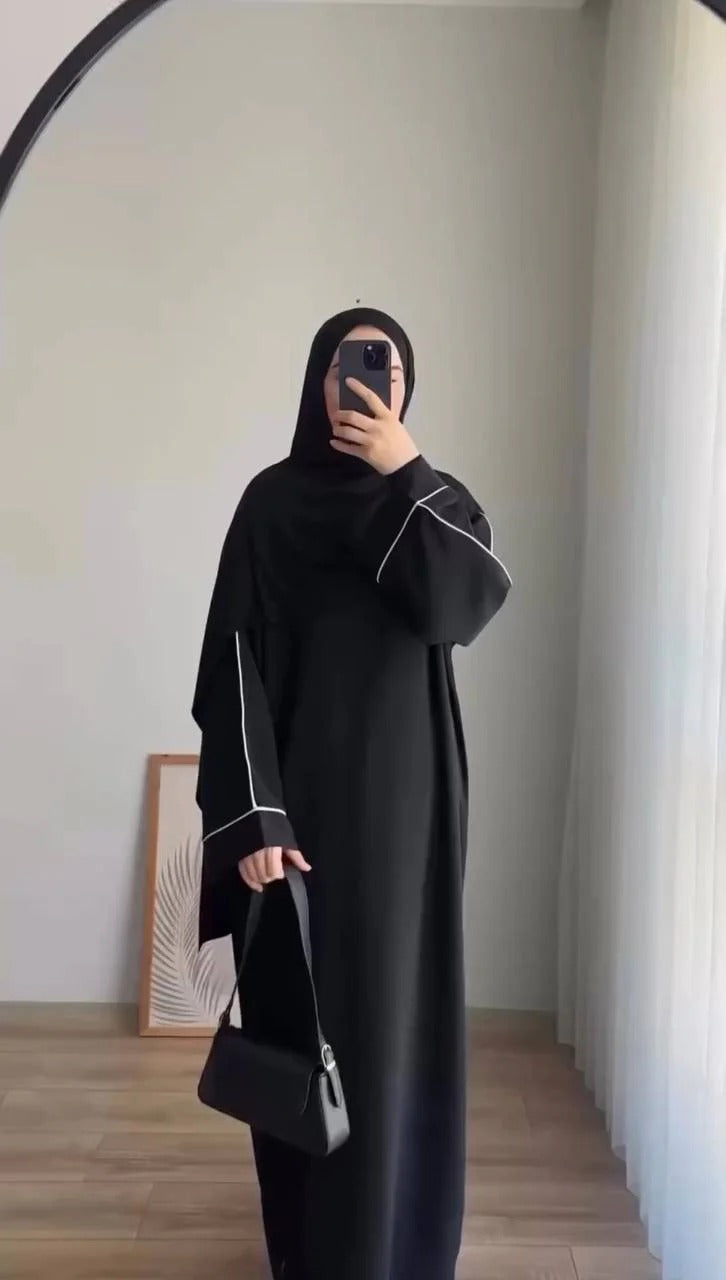 HANIA PIPIN ABAYA | BLACK