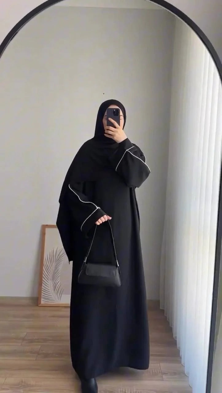 HANIA PIPIN ABAYA | BLACK