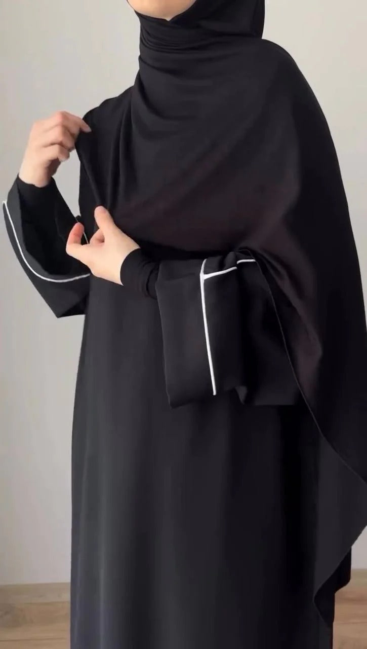 HANIA PIPIN ABAYA | BLACK