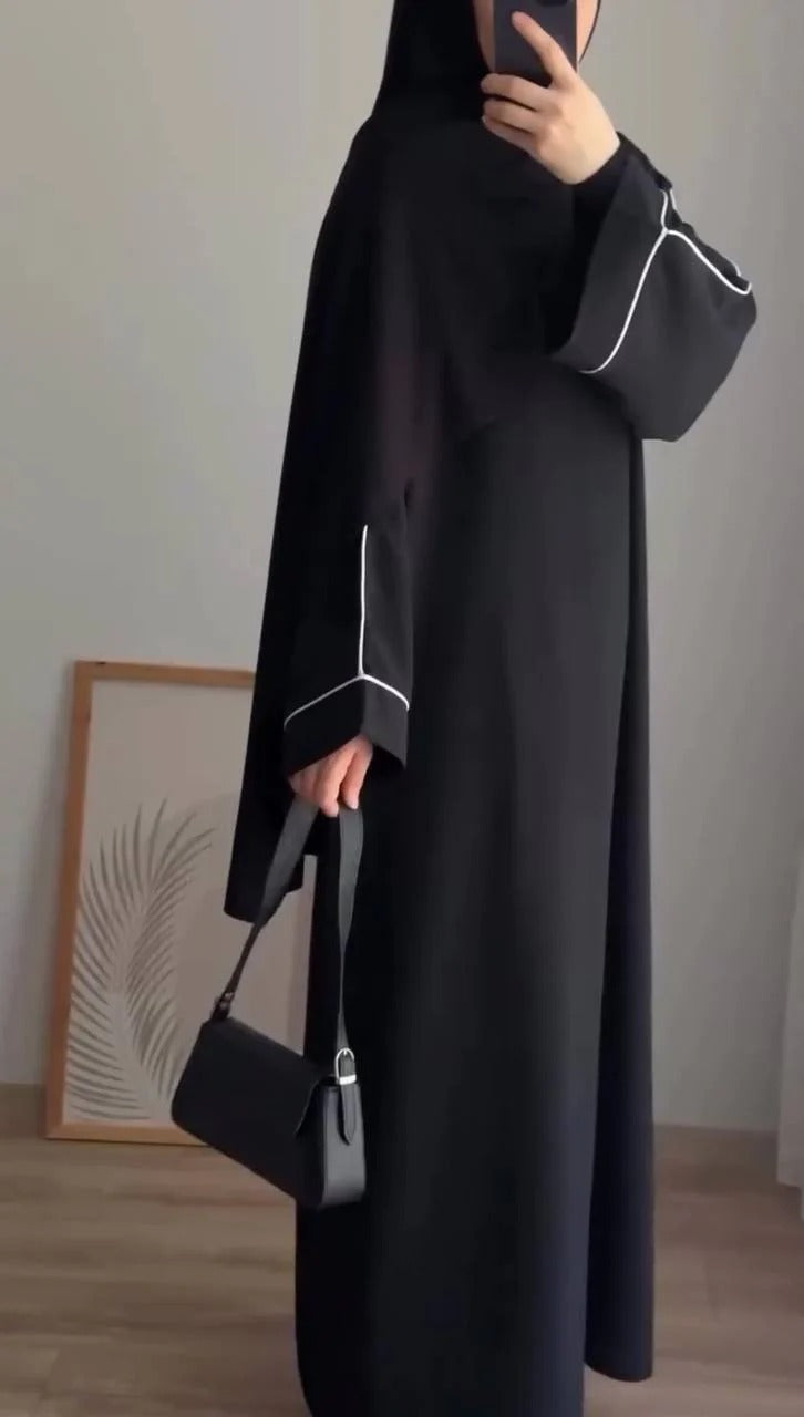 HANIA PIPIN ABAYA | BLACK